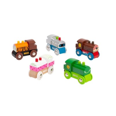 Assortimento treni a tema da collezione (4 pz x 5 soggetti)